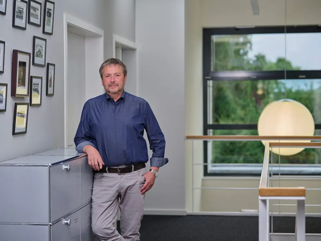 Portrait vom Geschäftsführer.